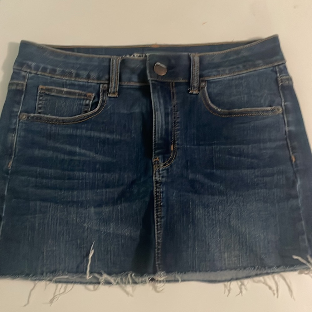 America  Eagle jean skirt size 6